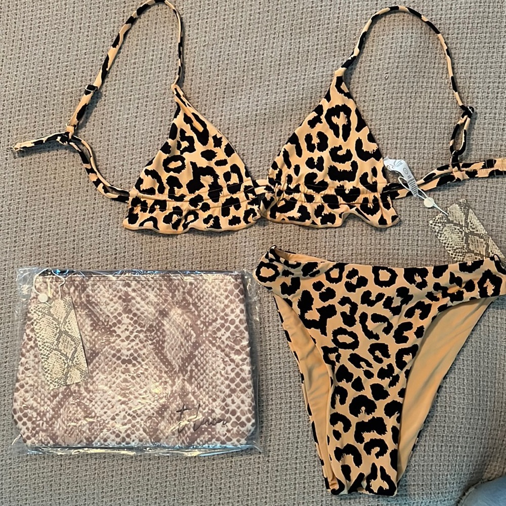 Leopard Print Bathing Suit